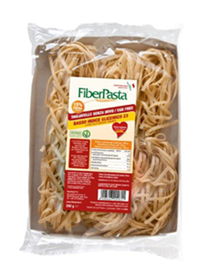 FIBERPASTA TAGLIATELLE SENZA UOVO BASSO CONTENUTO GLICEMICO  250 G - Farmacia De Pasquale