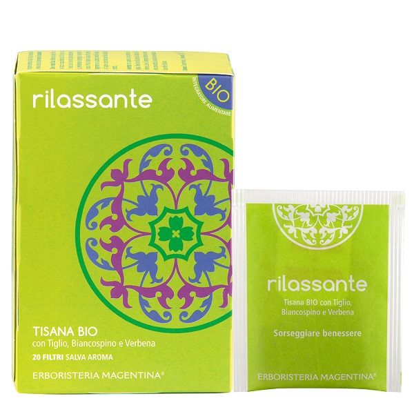 TISANA RILASSANTE BIO 20 FILTRI - Farmacia De Pasquale