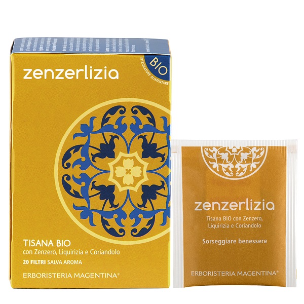 TISANA ZENZERLIZIA BIO 20 FILTRI - Farmacia De Pasquale