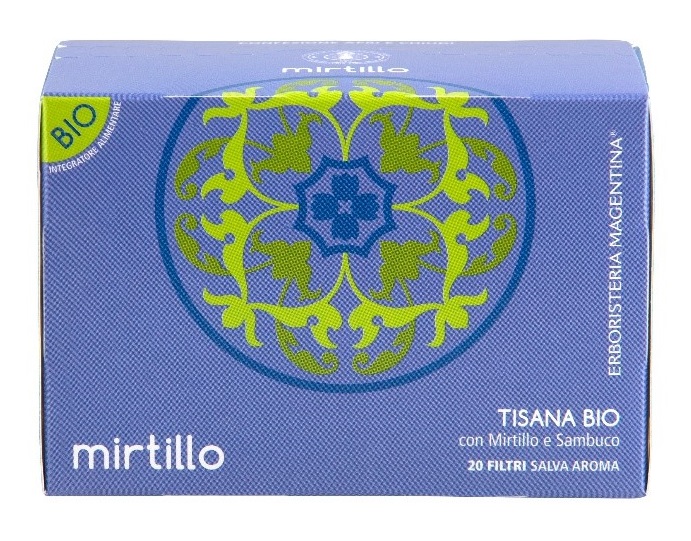 TISANA MIRTILLO BIO 20 FILTRI - Farmacia De Pasquale