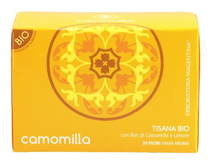 TISANA CAMOMILLA BIO 20 FILTRI - Farmacia De Pasquale