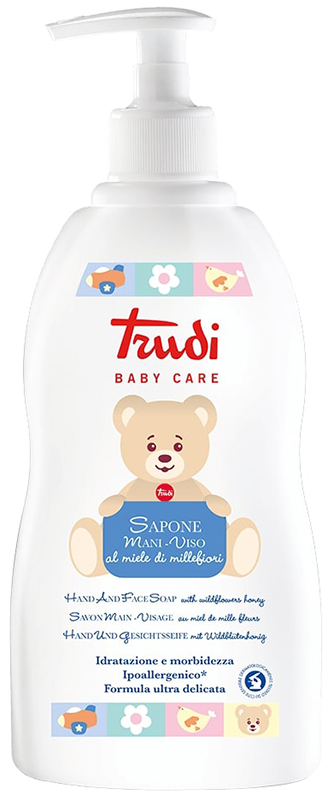 TRUDI BABY CARE SAPONE MANI/VISO 500 ML - Farmacia De Pasquale