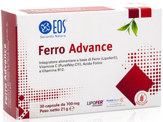 EOS FERRO ADVANCE 30 CAPSULE - Farmacia De Pasquale