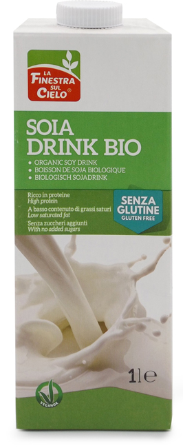 BEVANDA SOIA DRINK SENZA GLUTINE BIO 1 LITRO - Farmacia De Pasquale