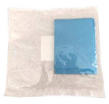 TELO STERILE STANDARD MONOUSO IN TNT IMPERMEABILE PLASTIFICATO 45 CM X 75 CM 1 PEZZO - Farmacia De Pasquale