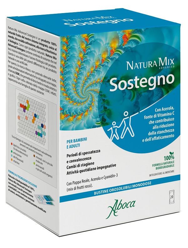 NATURA MIX ADVANCED SOSTEGNO OROSOLUBILE 20 BUSTINE - Farmacia De Pasquale