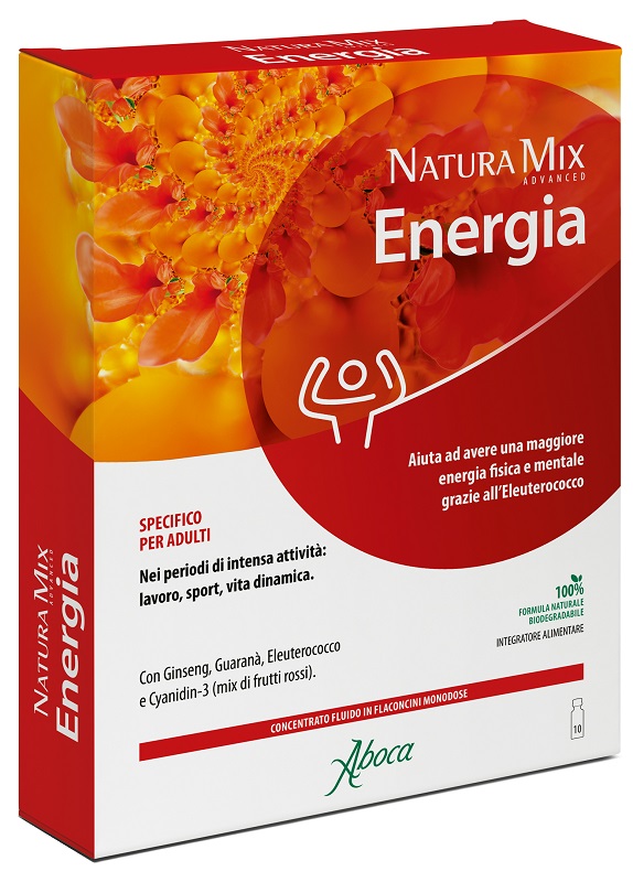 NATURA MIX ADVANCED ENERGIA 10 FLACONCINI DA 15 G - Farmacia De Pasquale