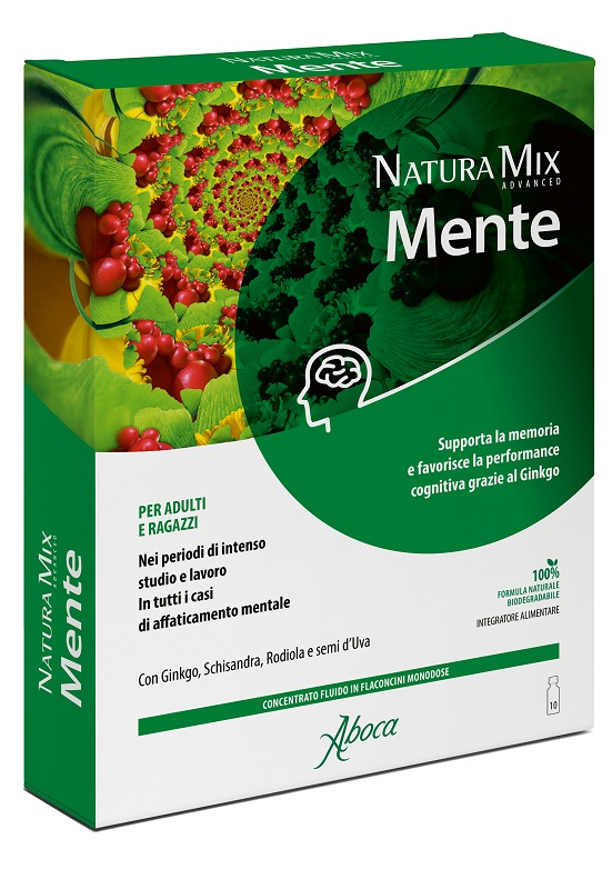 NATURA MIX ADVANCED MENTE 10 FLACONCINI - Farmacia De Pasquale