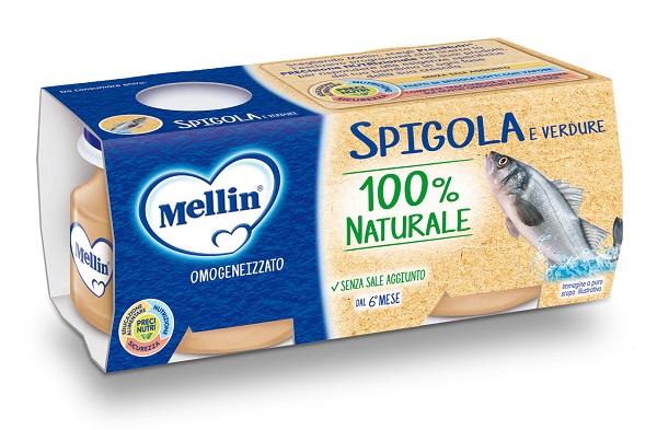 MELLIN OMOGENEIZZATO DI SPIGOLA E VERDURE 4 X 80 G - Farmacia De Pasquale