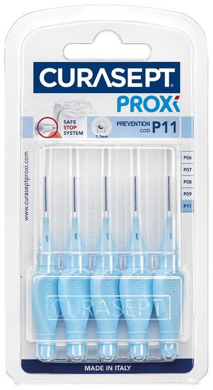 CURASEPT PROXI P11 AZZURRO/LIGHT BLUE 5 PEZZI - Farmacia De Pasquale
