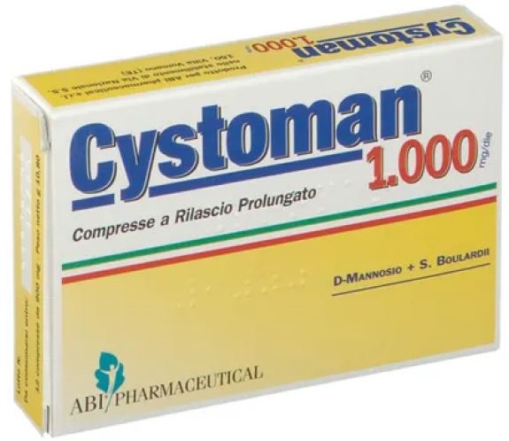 CYSTOMAN 1000 12 COMPRESSE - Farmacia De Pasquale