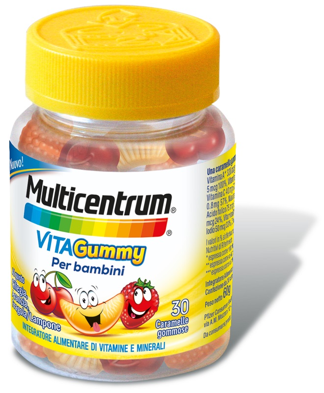 MULTICENTRUM VITAGUMMY 30 CARAMELLE GOMMOSE - Farmacia De Pasquale