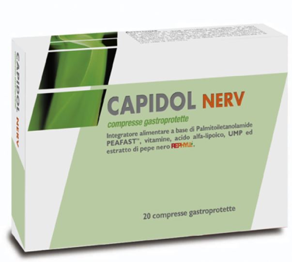 CAPIDOL NERV 20 COMPRESSE GASTROPROTETTE - Farmacia De Pasquale