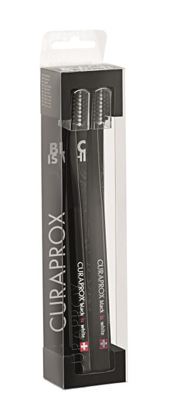 CURAPROX BLACK IS WHITE DENTIFRICI SBIANCANTI 2 SPAZZOLINI - Farmacia De Pasquale