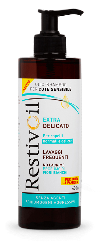 RESTIVOIL EXTRA DELICATO OLIO SHAMPOO PER CUTE SENSIBILE 400 ML - Farmacia De Pasquale