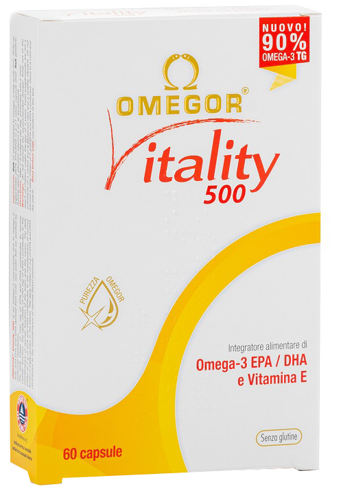 OMEGOR VITALITY 500 60 CAPSULE - Farmacia De Pasquale