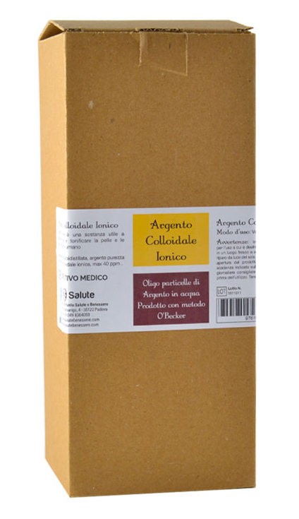 ARGENTO COLLOIDALE IONICO 40PPM CERTIFICATO 1000 ML - Farmacia De Pasquale
