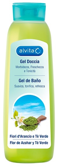 ALVITA GEL DOCCIA FIORI ARANCIO/TE' VERDE 300 ML - Farmacia De Pasquale