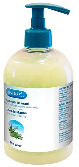 ALVITA SAPONE MANI ALOE VERA 500 ML - Farmacia De Pasquale