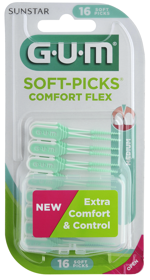 GUM SOFT PICK COMFORT FLEX SCOVOLINO INTERDENTALE 40 PEZZI - Farmacia De Pasquale