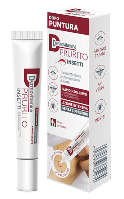 DERMOVITAMINA PRURITO INSETTI DOPO PUNTURA RAPIDO SOLLIEVO AZIONE INTENSIVA SENZA CORTISONE 15 ML - Farmacia De Pasquale