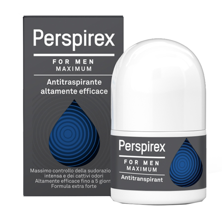 PERSPIREX FOR MEN MAXIMUM ANTITRASPIRANTE ROLL ON 20 ML - Farmacia De Pasquale