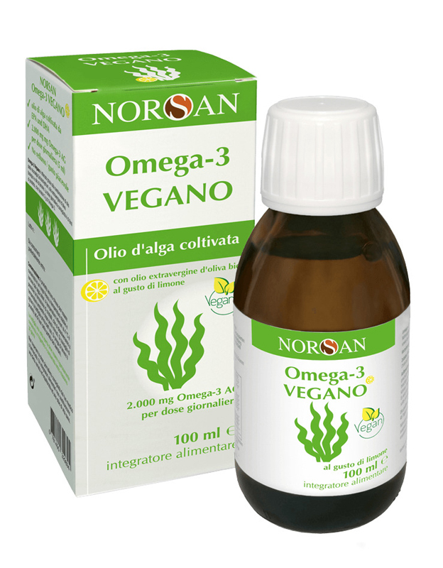 NORSAN OMEGA 3 VEGANO 100 ML AL GUSTO DI LIMONE - Farmacia De Pasquale