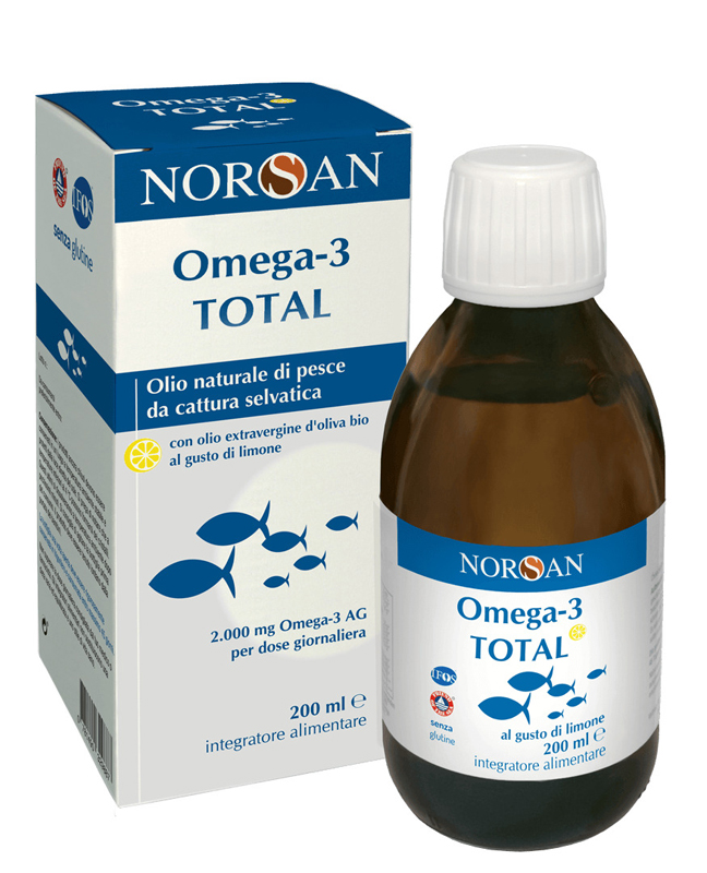 NORSAN OMEGA 3 TOTAL 200 ML GUSTO LIMONE - Farmacia De Pasquale