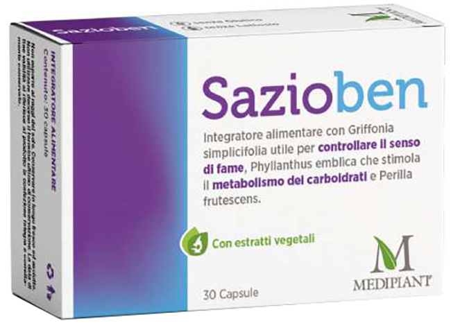 SAZIOBEN 30 CAPSULE - Farmacia De Pasquale