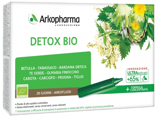 ARKOFLUIDI DETOX BIO 20 FIALE - Farmacia De Pasquale