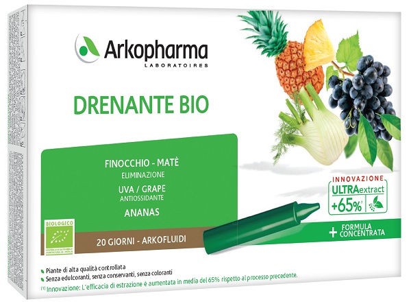 ARKOFLUIDI DRENANTE BIO 20 FIALE - Farmacia De Pasquale