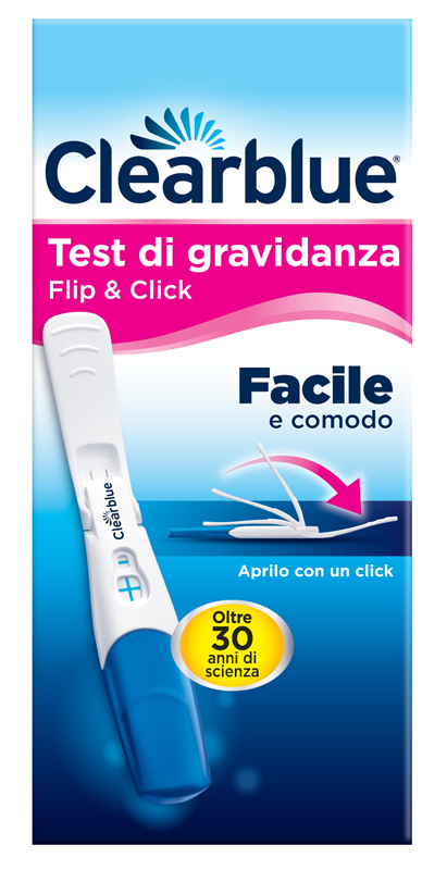 TEST DI GRAVIDANZA CLEARBLUE FLIP & CLICK 1 PEZZO - Farmacia De Pasquale