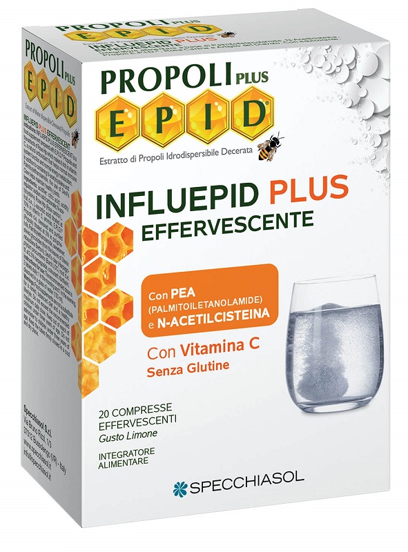 INFLUEPID PLUS EFFERVESCENTE PEA 20 COMPRESSE - Farmacia De Pasquale