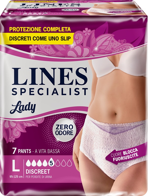 LINES SPECIALIST PANTS DISCREET L FARMA 7 PEZZI - Farmacia De Pasquale