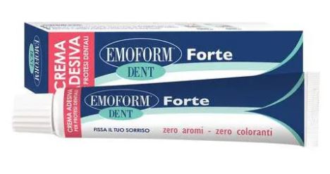 CREMA ADESIVA EMOFORM DENT FORTE PER PROTESI DENTALI 70 G - Farmacia De Pasquale