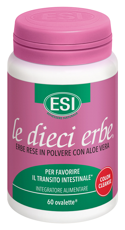 ESI LE DIECI ERBE COLON CLEANSE 60 OVALETTE - Farmacia De Pasquale