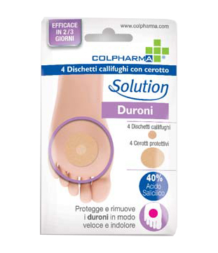 DISCHETTO CALLIFUGO CON CEROTTO COLPHARMA DURONI 4 PEZZI - Farmacia De Pasquale