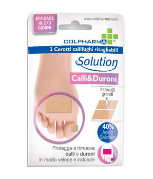CEROTTO CALLIFUGO RITAGLIABILE CALLI E DURONI COLPHARMA 2 PEZZI - Farmacia De Pasquale