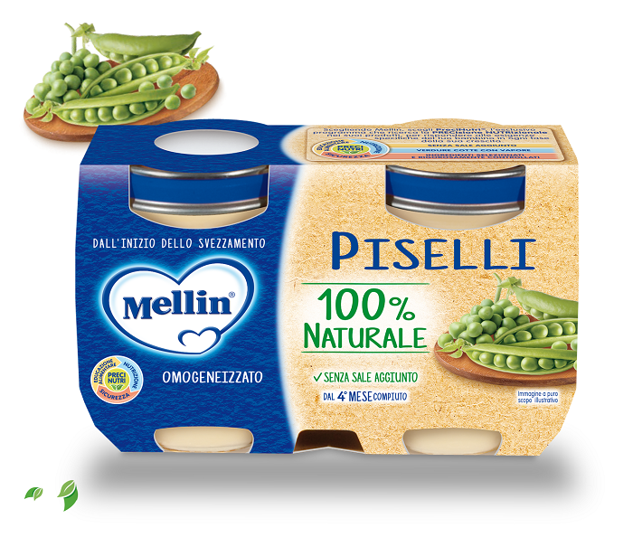 OMOGENEIZZATO PISELLI 2 X 125 G - Farmacia De Pasquale