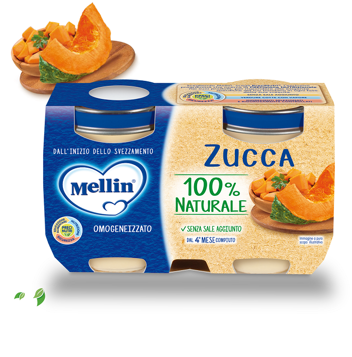 OMOGENEIZZATO ZUCCA 2 X 125 G - Farmacia De Pasquale