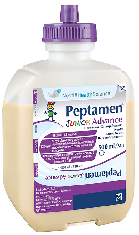 PEPTAMEN JUNIOR ADVANCE NEUTRO 500 ML - Farmacia De Pasquale