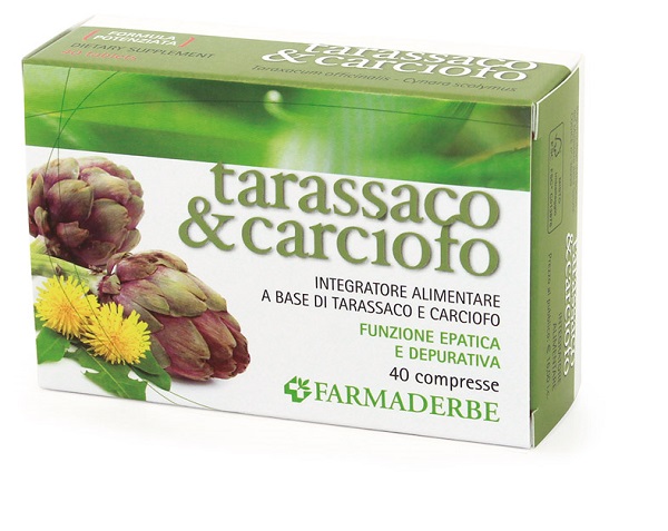TARASSACO & CARCIOFO 40 COMPRESSE - Farmacia De Pasquale