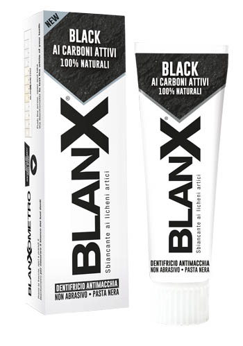 BLANX BLACK CARBONE 75 ML - Farmacia De Pasquale