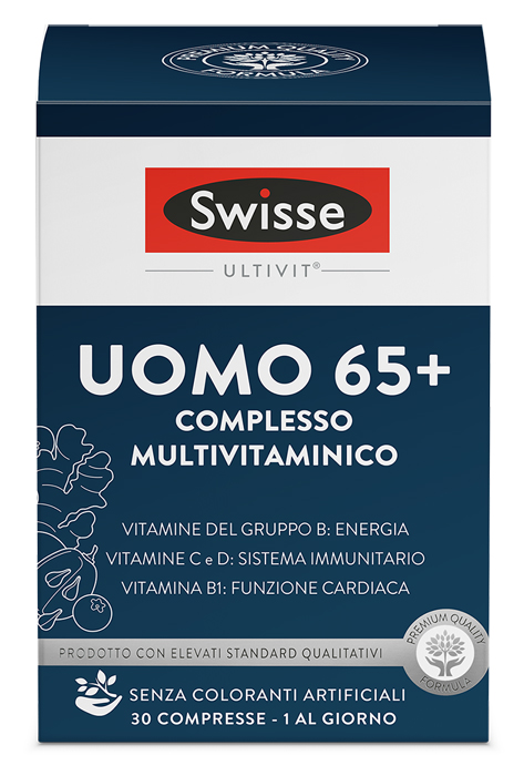 SWISSE UOMO 65+ COMPLESSO MULTIVITAMINICO 30 COMPRESSE - Farmacia De Pasquale