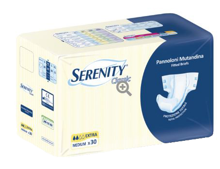 SERENITY PANNOLONE A MUTANDINA CLASSIC EXTRA XL 15 PEZZI - Farmacia De Pasquale