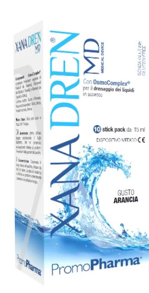 XANADREN ARANCIA 10 STICK PACK DA 15 ML - Farmacia De Pasquale