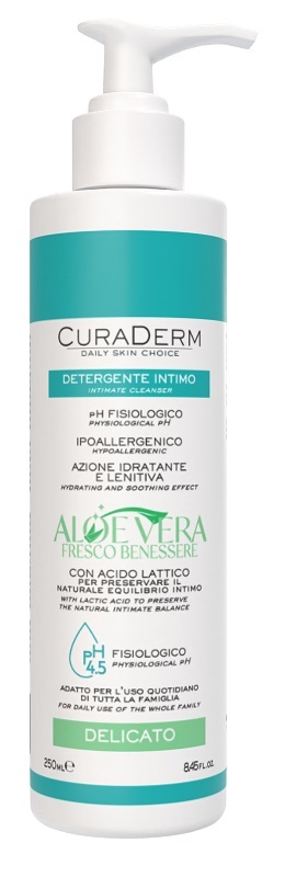 CURADERM INTIMO DELICATO ALOE 250 ML - Farmacia De Pasquale