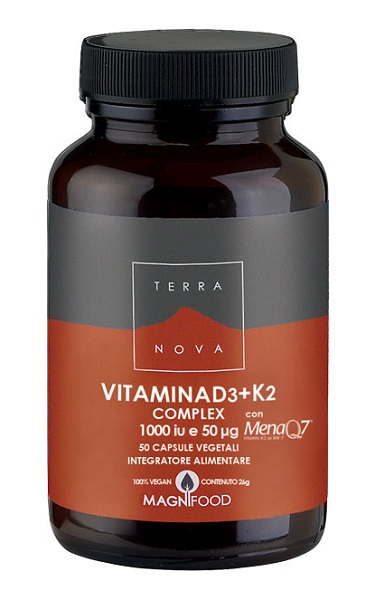 TERRANOVA VITAMINA D3 + K2 50 CAPSULE - Farmacia De Pasquale