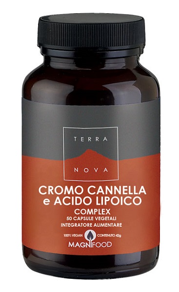 TERRANOVA CROMO/CANNELLA/ACIDO LIPOICO COMPLEX 50 CAPSULE - Farmacia De Pasquale