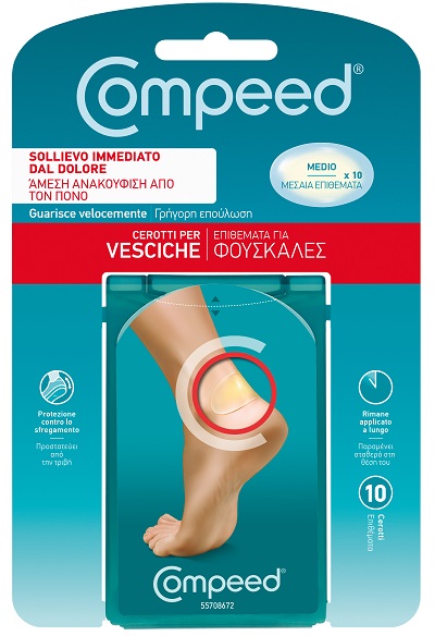 COMPEED CEROTTO VESCICHE MEDIO 10 PEZZI - Farmacia De Pasquale